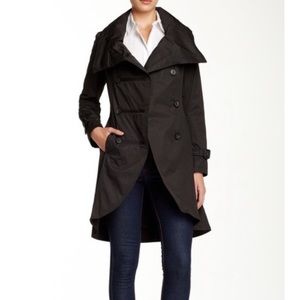 Mackage Coated Trench Jacket with Hood